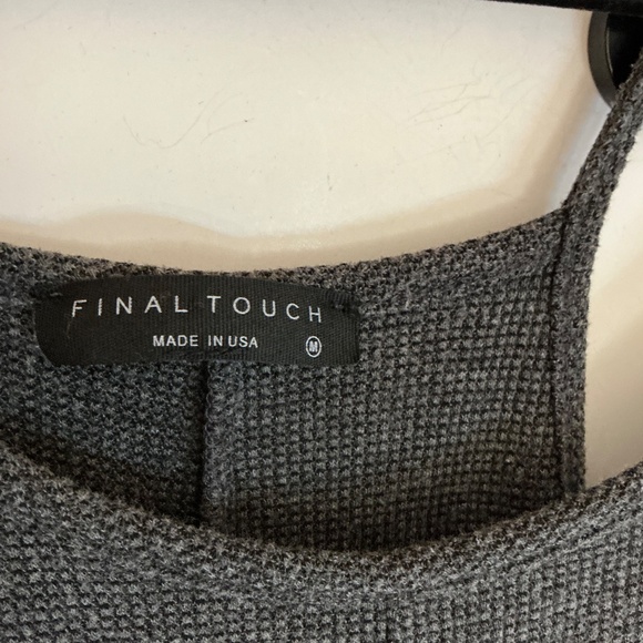 Final Touch Gray Jumper size S - Picture 5 of 7
